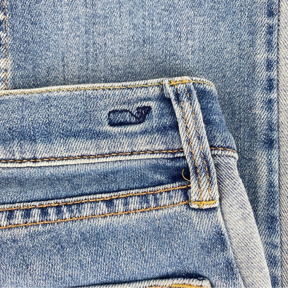 Vineyard Vines Two Tone High Rise Straight Jeans - Picture 4 of 8